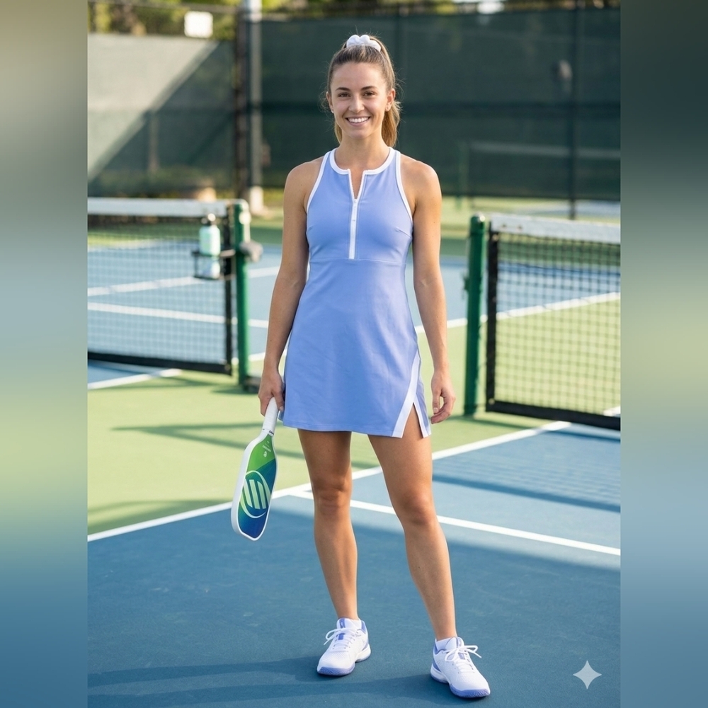 Sage Lavender Tennis Dress